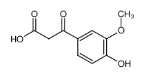 4-hydroxy-3-methoxybenzoylacetic acid 84272-48-0