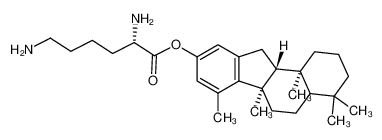 [(6aR,11aR,11bS)-4,4,6a,7,11b-pentamethyl-1,2,3,4a,5,6,11,11a-octahydrobenzo[a]fluoren-9-yl] (2S)-2,6-diaminohexanoate