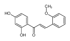 1-(2,4-dihydroxyphenyl)-3-(2-methoxyphenyl)prop-2-en-1-one 104236-78-4