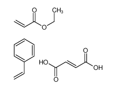 (E)-but-2-enedioic acid,ethyl prop-2-enoate,styrene 116048-67-0