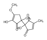 1,3'-Dihydroxy-4'-methoxy-3,1'-dimethyl-bicyclopentyl-3,3'-diene-2,5,2'-trione