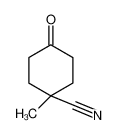 1-methyl-4-oxo-cyclohexane-1-carbonitrile 121955-82-6