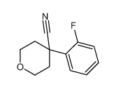 4-(2-Fluorophenyl)tetrahydro-2H-pyran-4-carbonitrile 859164-45-7
