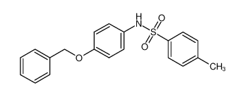 N-(4-(benzyloxy)phenyl)-4-methylbenzenesulfonamide 58750-86-0