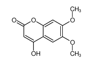 4-hydroxy-6,7-dimethoxychromen-2-one 39753-51-0