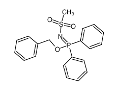 864298-57-7 benzyl P,P-diphenyl-N-(methanesulfonyl)phosphinimidate