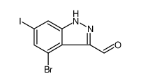 1H-Indazole-3-carboxaldehyde, 4-bromo-6-iodo- 887568-53-8