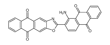 2-(1-amino-9,10-dioxoanthracen-2-yl)naphtho[2,3-f][1,3]benzoxazole-5,10-dione 