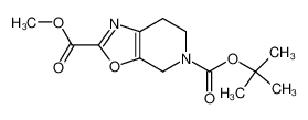 6,7-二氢恶唑并[5,4-c]吡啶-2,5(4H)-二羧酸 5-叔丁酯 2-甲酯图片