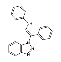 1-benzoylbenzotriazole phenylhydrazone 92802-41-0
