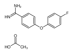 acetic acid,4-(4-fluorophenoxy)benzenecarboximidamide 361436-91-1