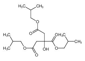 tris(2-methylpropyl) 2-hydroxypropane-1,2,3-tricarboxylate 63133-75-5