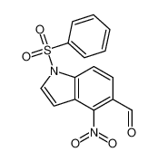 1-(benzenesulfonyl)-4-nitroindole-5-carbaldehyde 827607-94-3