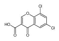 6,8-dichloro-4-oxo-chromene-3-carboxylic acid 72798-31-3