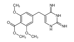 methyl 4-[(2,4-diaminopyrimidin-5-yl)methyl]-2,6-dimethoxybenzoate 55687-40-6