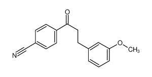 4-[3-(3-methoxyphenyl)propanoyl]benzonitrile 238097-11-5
