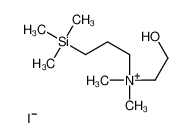 2-hydroxyethyl-dimethyl-(3-trimethylsilylpropyl)azanium,iodide 84584-63-4