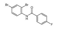 N-(2,4-Dibromophenyl)-4-fluorobenzamide 304882-54-0