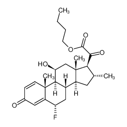 6alpha-氟-11beta-羟基-16alpha-甲基-3,20-二氧代孕甾烷-1,4-二烯-21-酸丁酯