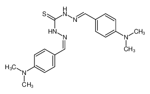 1,3-bis[[4-(dimethylamino)phenyl]methylideneamino]thiourea 7155-10-4
