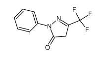 2-phenyl-5-(trifluoromethyl)-4H-pyrazol-3-one 321-07-3