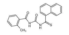 2-methyl-N-(naphthalene-1-carbothioylcarbamoyl)benzamide