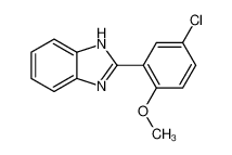 2-(5-chloro-2-methoxyphenyl)-1H-benzimidazole 62871-15-2