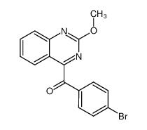 2-methoxy-4-(p-bromobenzoyl)quinazoline 187336-11-4