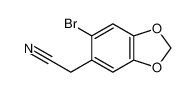 2-(6-溴苯并[1,3]二氧杂环戊烯-5-基)乙腈