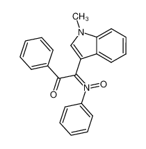 (E)-1-(1-methyl-1H-indol-3-yl)-2-oxo-N,2-diphenylethan-1-imine oxide 88014-62-4