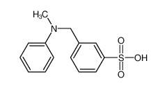 3-[(N-methylanilino)methyl]benzenesulfonic acid 6387-18-4