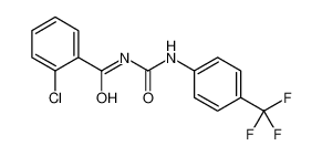 2-chloro-N-[[4-(trifluoromethyl)phenyl]carbamoyl]benzamide 75663-37-5