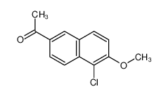 1-(5-chloro-6-methoxynaphthalen-2-yl)ethanone 13101-93-4