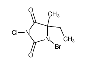 1-Bromo-3-chloro-5-ethyl-5-methylhydantoin 89415-46-3