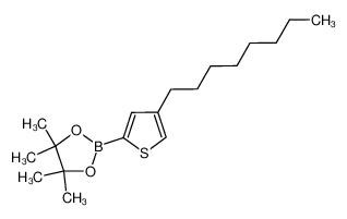 4,4,5,5-Tetramethyl-2-(4-n-octyl-2-thienyl)-1,3,2-dioxaborolan 405165-12-0
