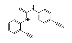 1-(4-cyanophenyl)-3-(2-ethynylphenyl)urea 1198564-96-3