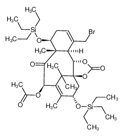 175982-37-3 (4S,4aS,6R,9S,11S,12S,12aS)-1-Bromomethyl-11,12-(carbonyldioxy)-4a,8,13,13-tetramethyl-5-oxo-4,9-bis(triethylsiloxy)-3,4,4a,5,6,9,10,11,12,12a-decahydro-7,11-methanobenzocyclodecen-6-yl acetate