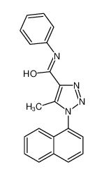 5-methyl-1-naphthalen-1-yl-N-phenyltriazole-4-carboxamide 70292-11-4