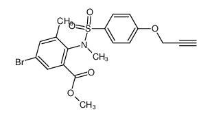 287108-61-6 structure, C19H18BrNO5S