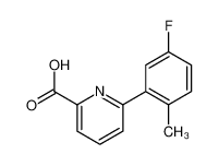 6-(5-Fluoro-2-methylphenyl)picolinic acid 1261896-76-7