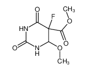 methyl 5-fluoro-4-methoxy-2,6-dioxo-1,3-diazinane-5-carboxylate 65905-96-6
