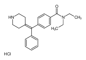N,N-二乙基-4-(苯基-4-哌啶基亚基甲基)苯甲酰胺盐酸盐