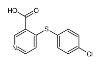 4-(4-chlorophenyl)sulfanylpyridine-3-carboxylic acid 32896-67-6