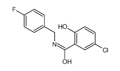 5-chloro-N-[(4-fluorophenyl)methyl]-2-hydroxybenzamide 610320-73-5