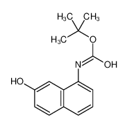 tert-butyl N-(7-hydroxynaphthalen-1-yl)carbamate 301548-32-3