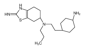 (6S)-N<sup>6</sup>-[2-(trans-4-Aminocyclohexyl)ethyl]-N<sup>6</sup>-propyl-4,5,6,7-tetrahydro-1,3-benzothiazole-2,6-diamine 1393886-88-8