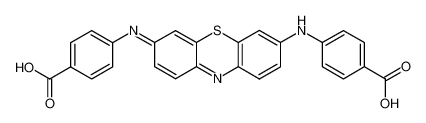 3-(4-carboxyphenyl)imino-7-(4-carboxyphenyl)amino-3H-phenothiazine 140222-13-5