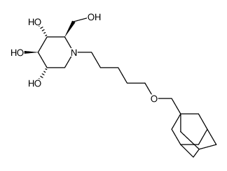 N-(5-金刚烷-1-基-甲氧基)戊基脱氧野尻霉素