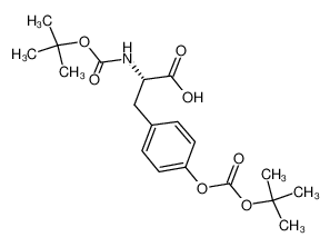 (2S)-2-[(2-methylpropan-2-yl)oxycarbonylamino]-3-[4-[(2-methylpropan-2-yl)oxycarbonyloxy]phenyl]propanoic acid 20866-48-2
