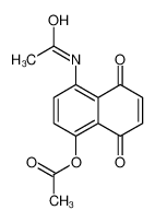 (4-acetamido-5,8-dioxonaphthalen-1-yl) acetate 102626-25-5